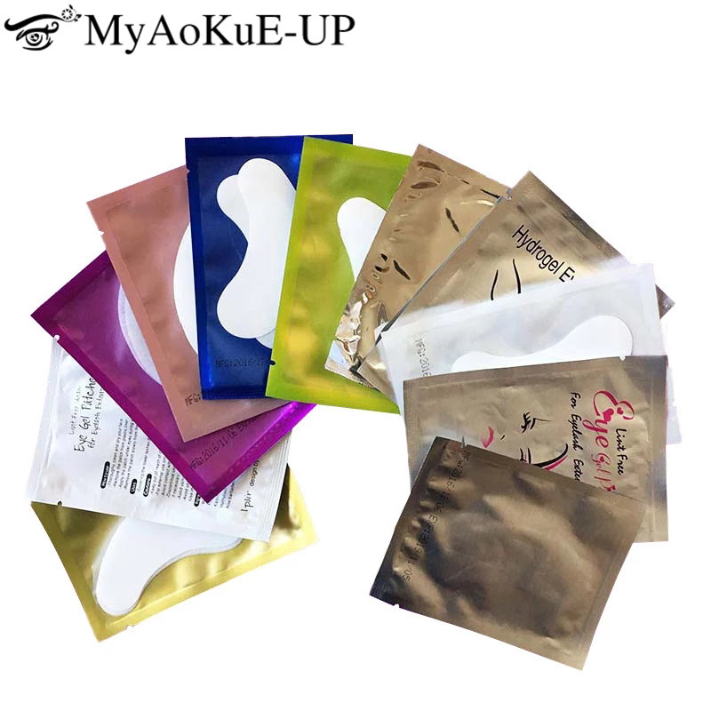 Under Eye Gel - Make-Up Tool 100 Pairs Wimper Extension