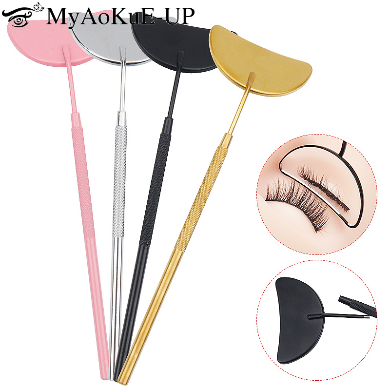 Eyelash Extension Glasses - 1 stks wimperverlenging spiegel maanvormige afneembare