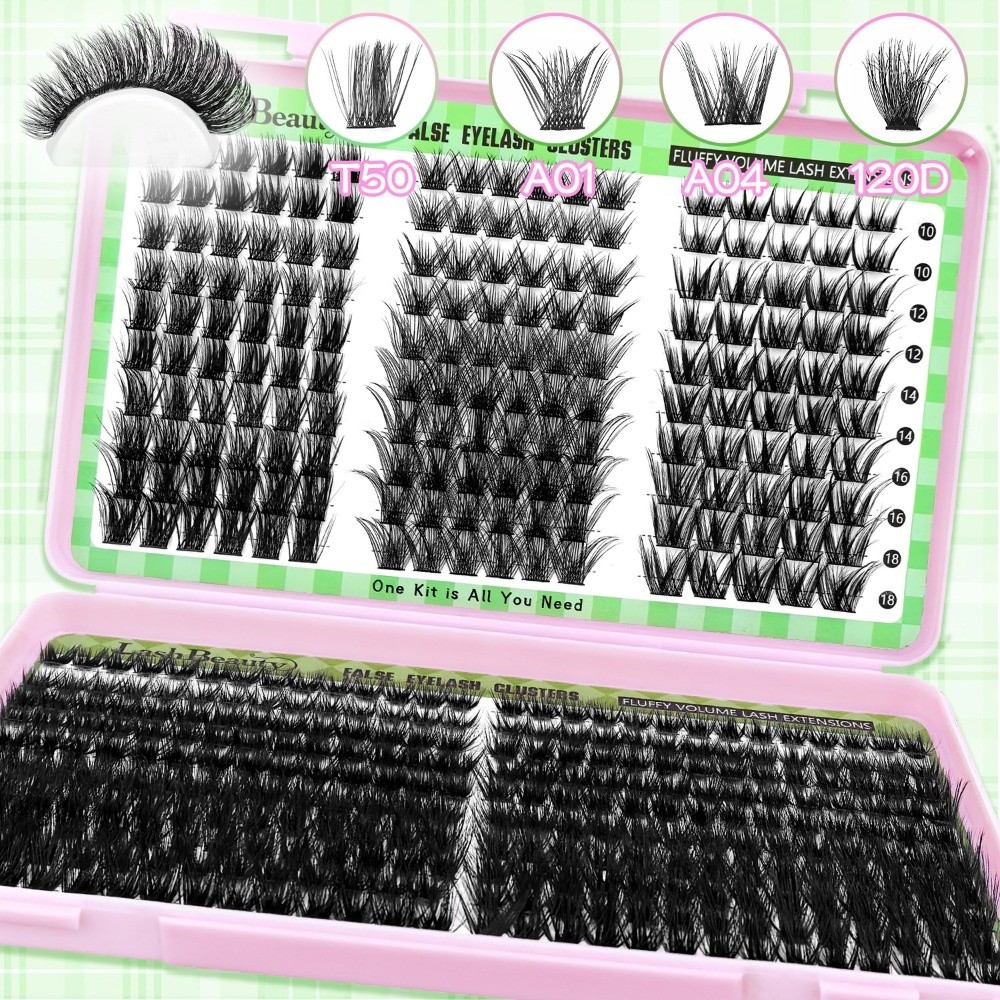 Eyelash Extension Kits - Natuurlijke look valse wimpers, luchtige stijl,