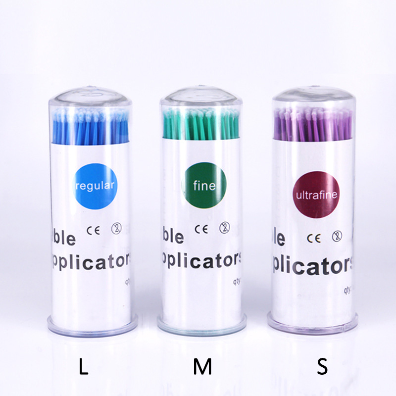 Eyelash Extension Kits - 100 stuks/fles MicroBrush voor wimperlift kit