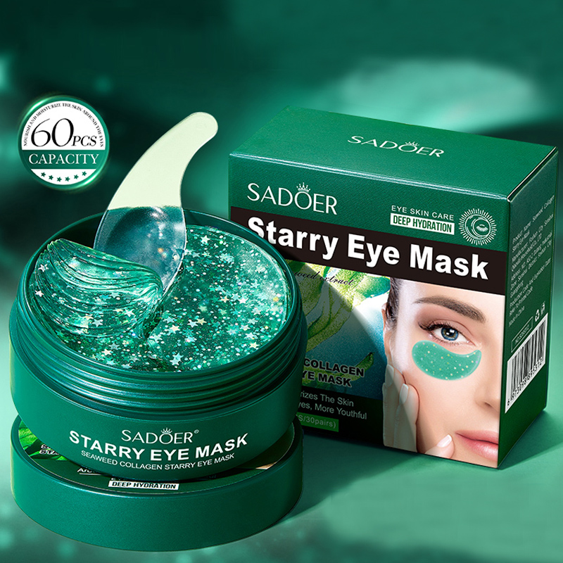 Eye Pad Collagen - 60 stuks/doos Zeewier Collageen Oogmasker, met