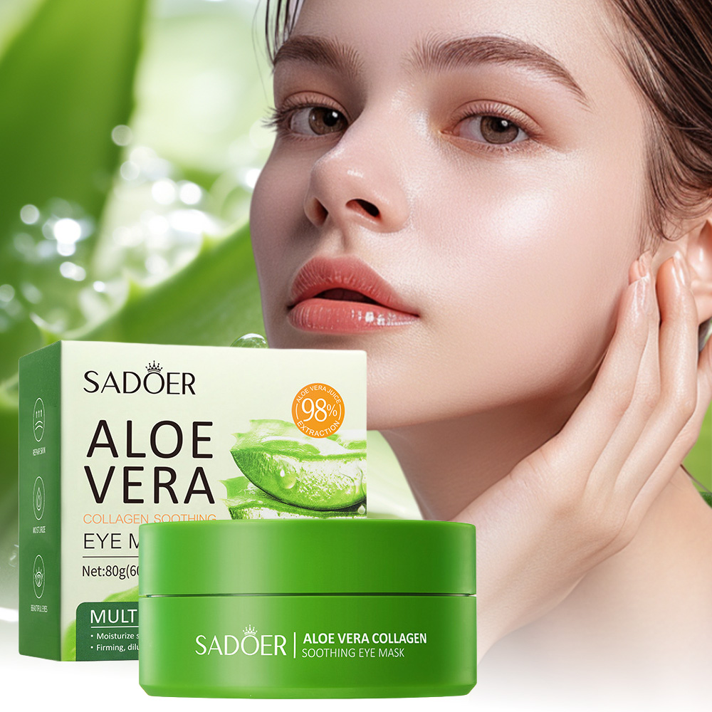 Eye Pad Collagen - SADOER Aloë Vera Collageen Verzachtende Oogmasker