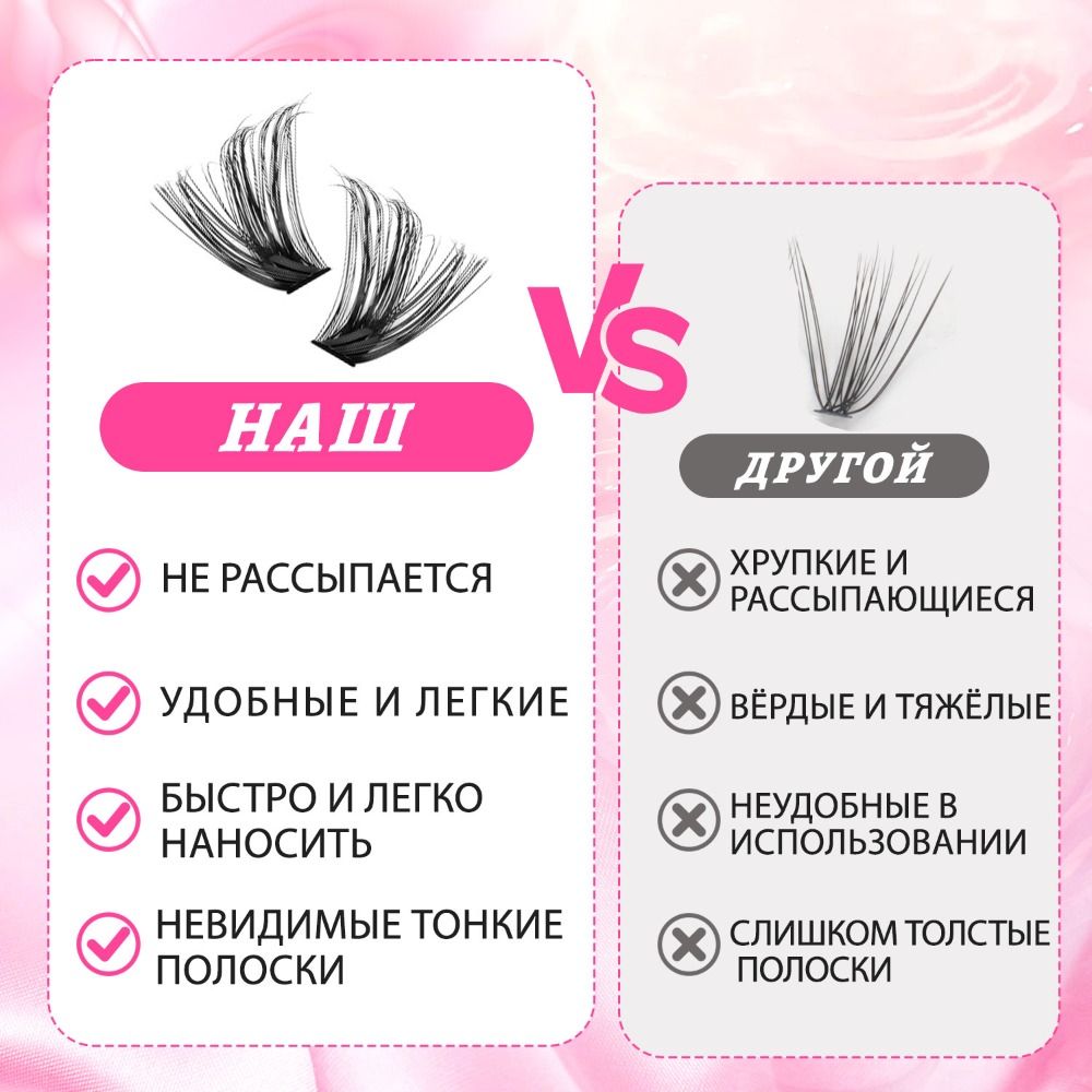 Eyelash Extension Kits - Natuurlijke Look Kunstwimpers Pluizige Stijl Bond