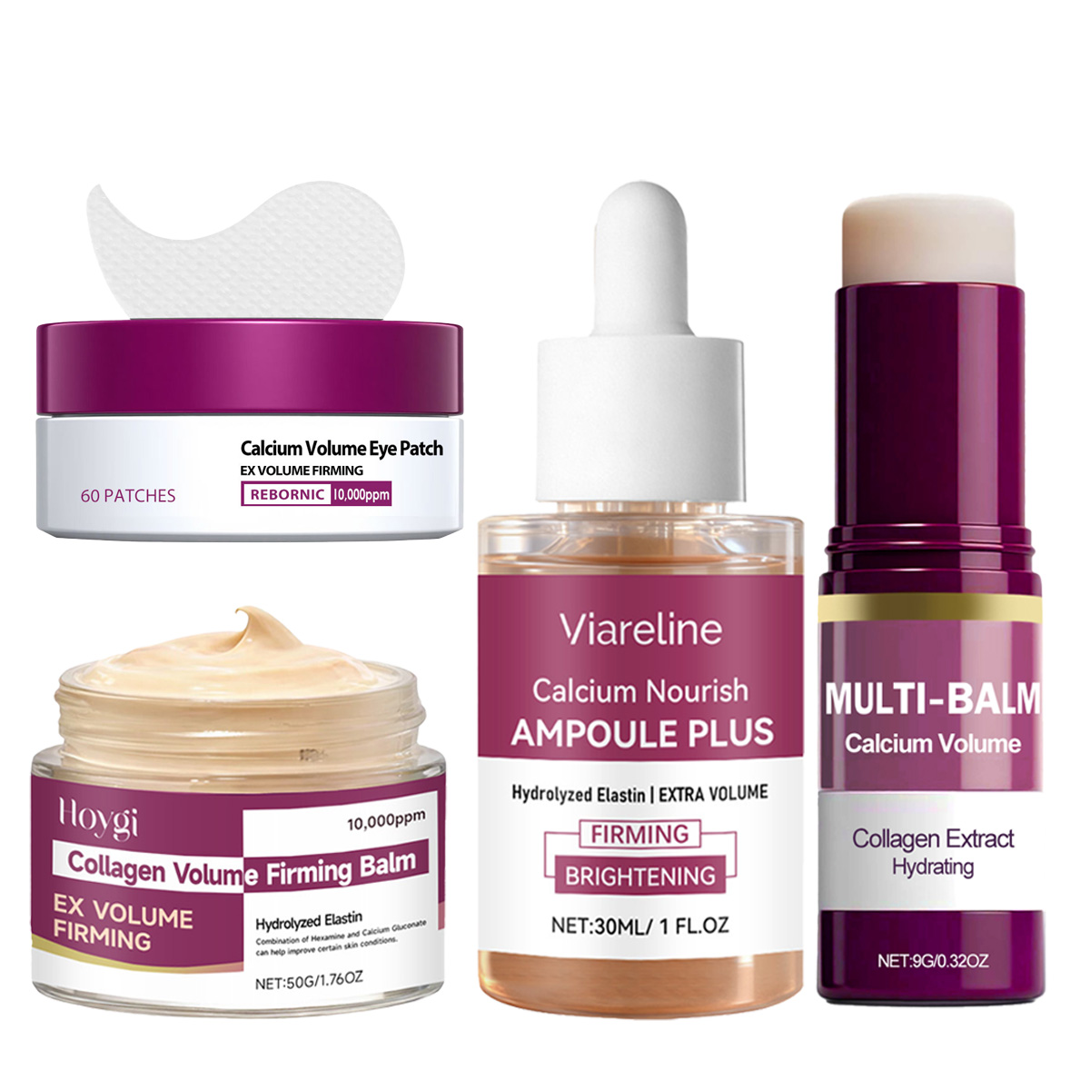Eye Pad Collagen - Calcium Skincare Set - Antioxidant verstevigend