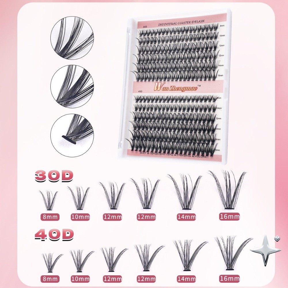 Eyelash Extension Kits - 8-16mm Lange Kunstwimpers Bond & Seal
