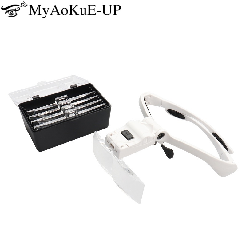 5-lens verstelbare vergrootgla - Eyelash Extension Glasses recensie en prijs