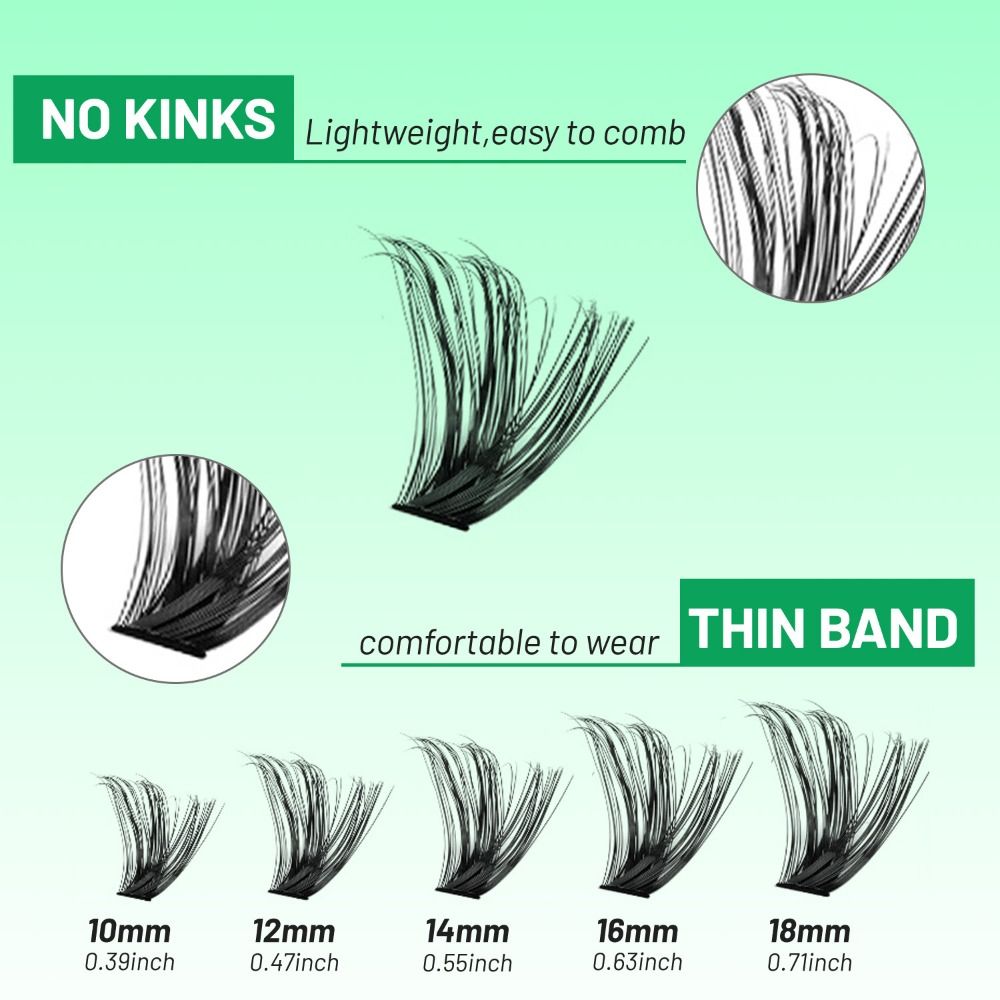 Natuurlijk uitziende valse wim - Eyelash Extension Kits recensie en prijs