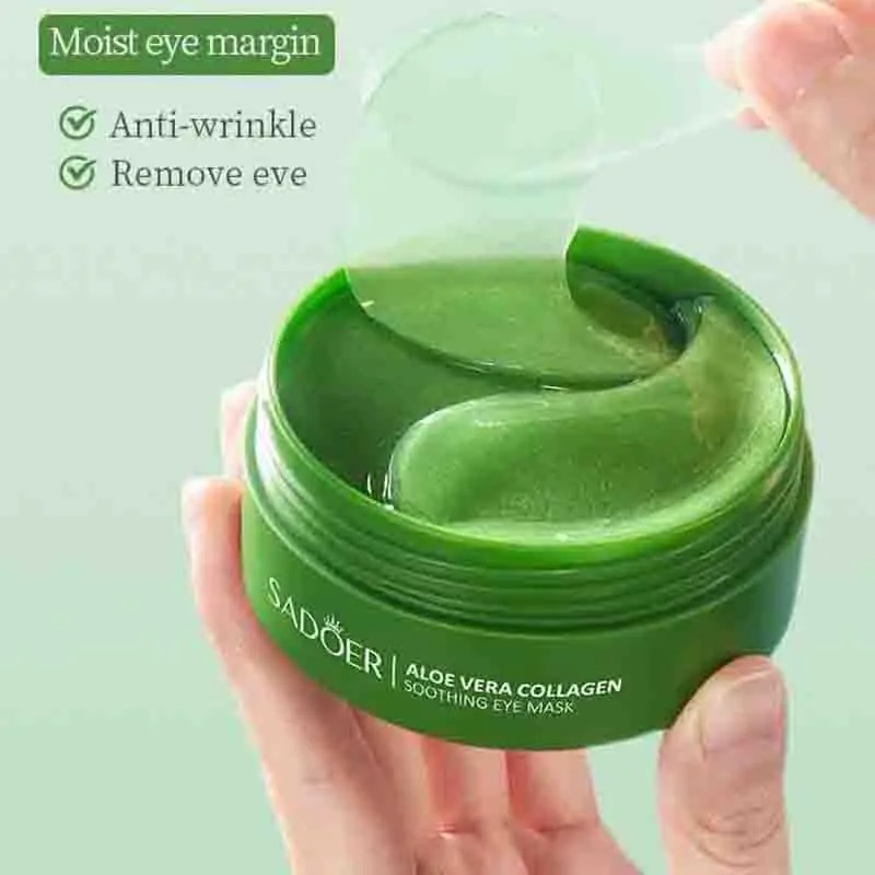 60pcs Aloë Vera Collageen Oogm - Eye Pad Collagen recensie en prijs