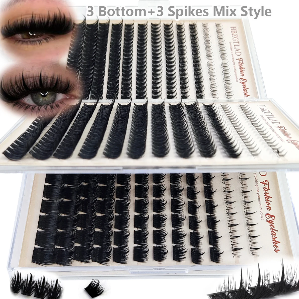 Manga-stijl wimperclusters, sl - Eyelash Extension Anime Style recensie en prijs