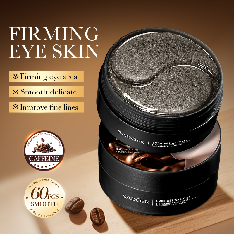 60 stks SADOER Cafeïne Kristal - Eye Pad Collagen recensie en prijs