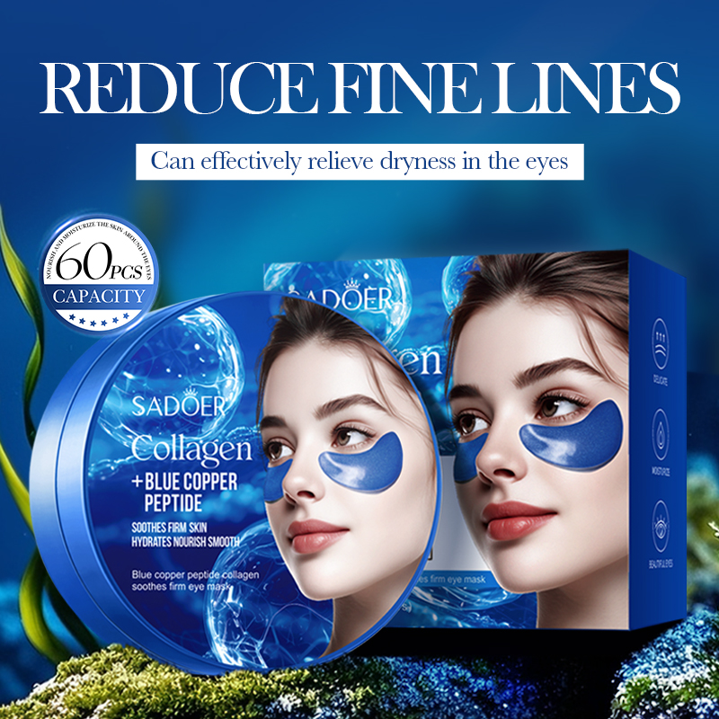 60 stks SADOER Cafeïne Kristal - Eye Pad Collagen recensie en prijs