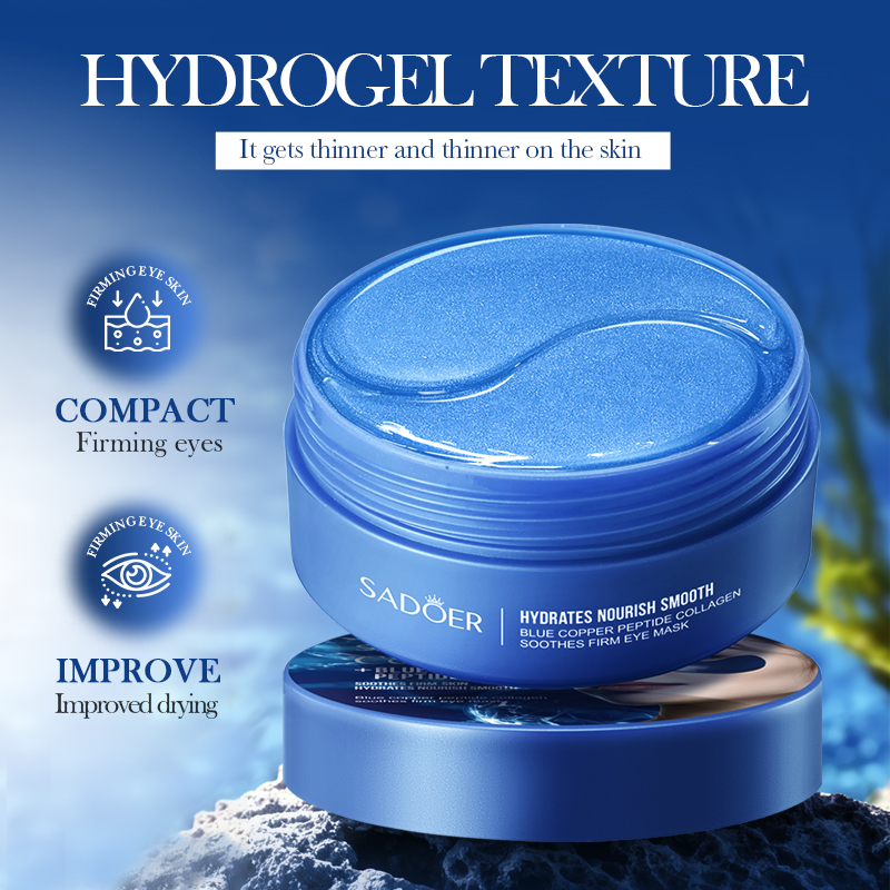 60 stks SADOER Cafeïne Kristal - Eye Pad Collagen recensie en prijs