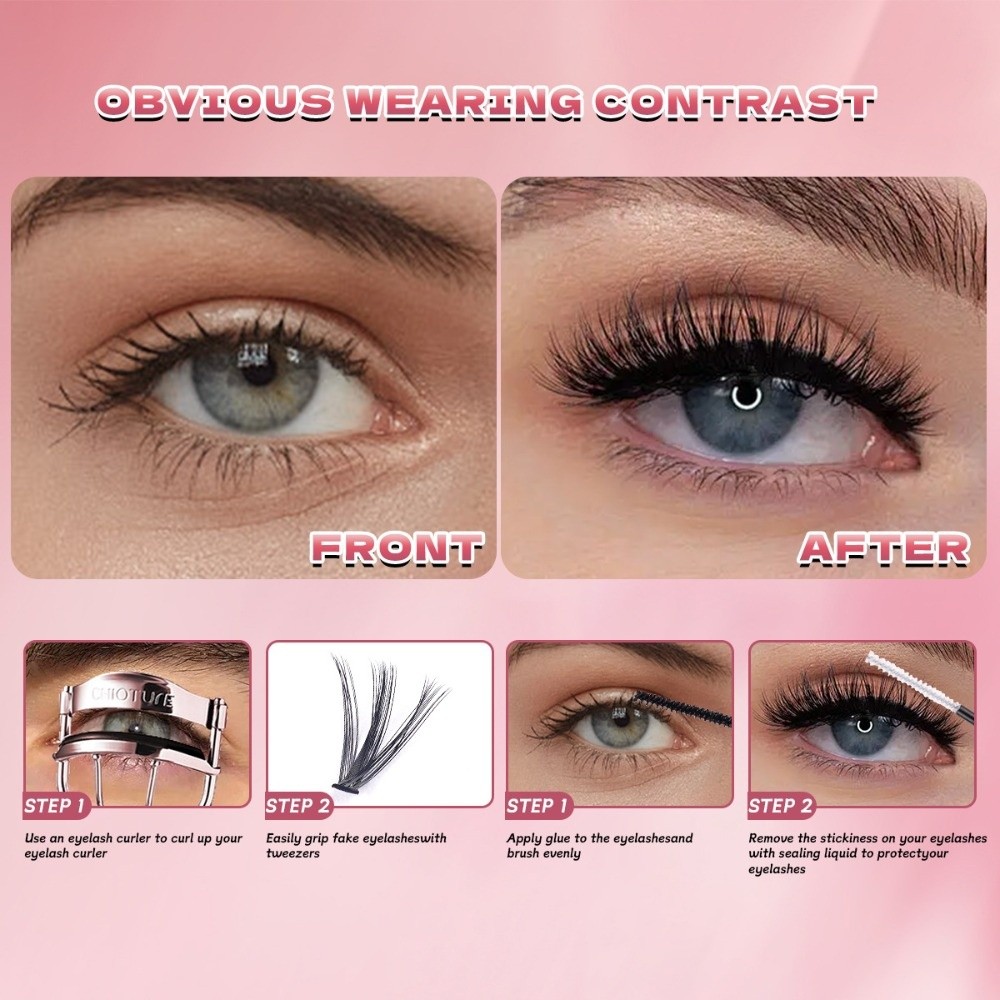 8-16mm Lange Kunstwimpers Natu - Eyelash Extension Kits recensie en prijs