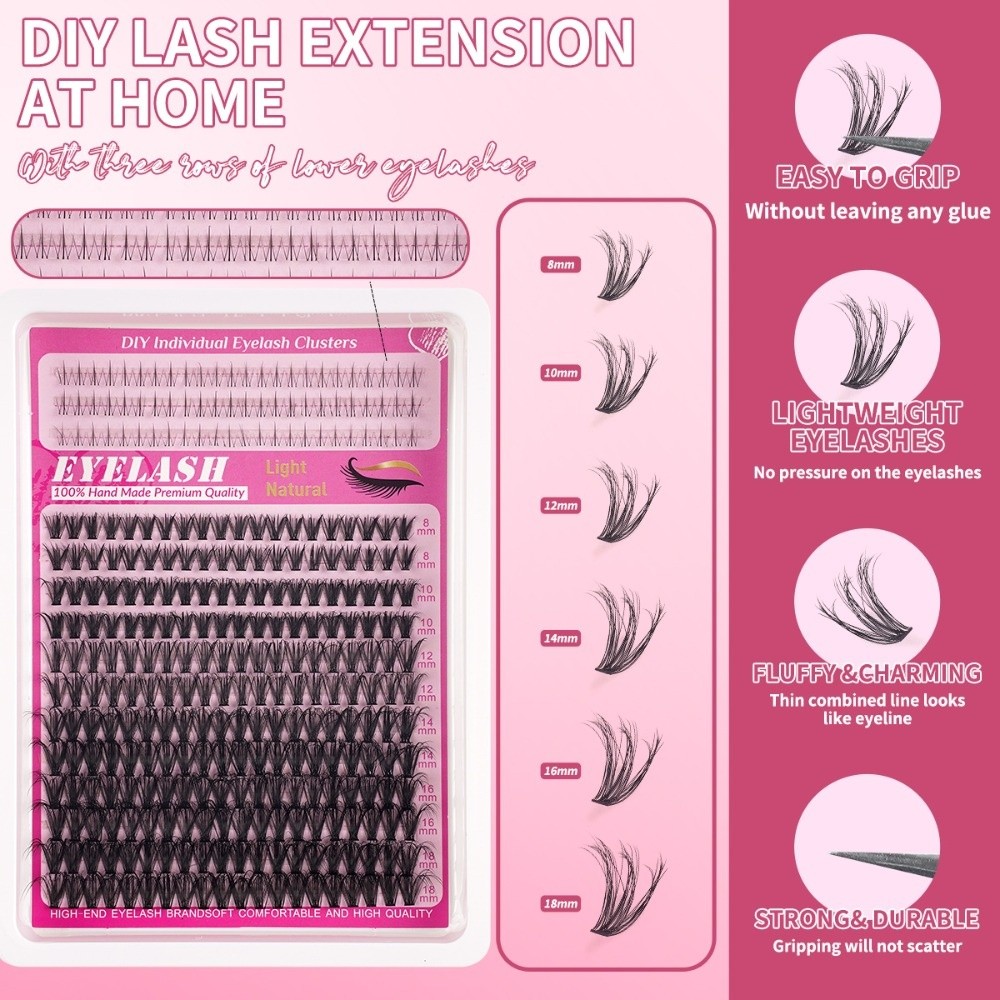 8-18mm Lange Kunstwimpers Natu - Eyelash Extension Kits recensie en prijs