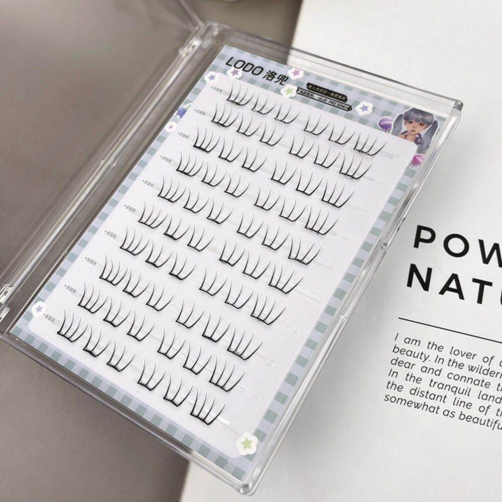 60 stuks geen lijm individuele - Eyelash Extension Anime Style recensie en prijs