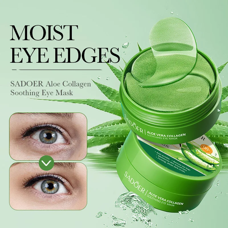 SADOER 60 stuks Collageen Aloë - Eye Pad Collagen recensie en prijs